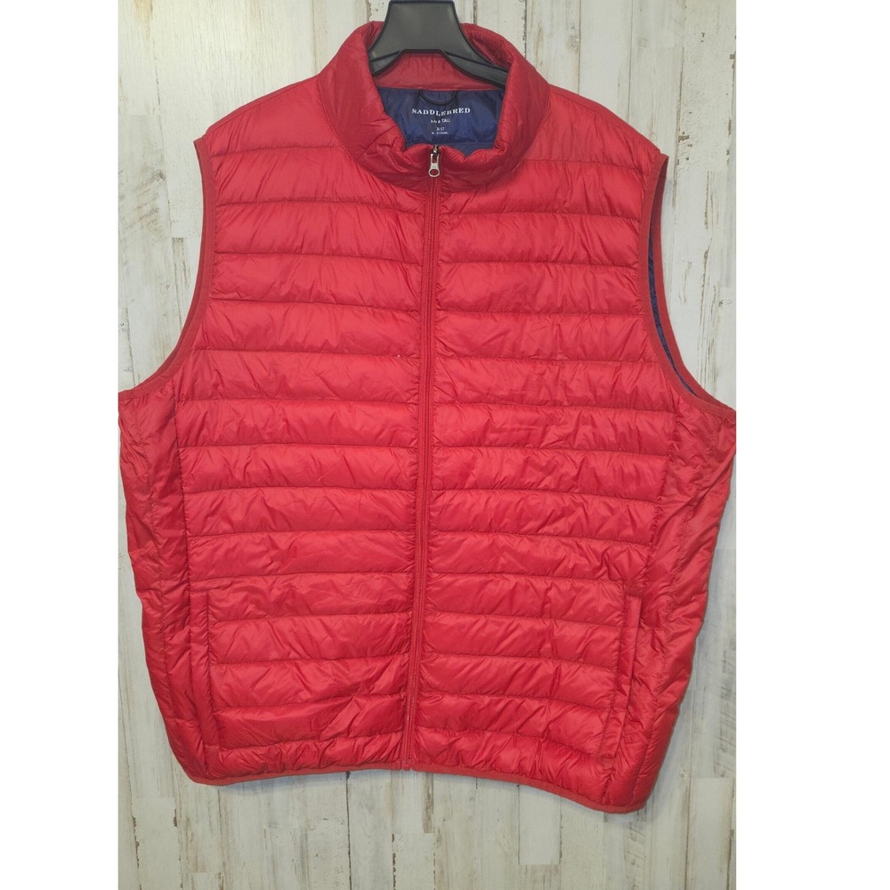 Saddlebred men 3XLT Down Insulated Vest Puffer Lightweight Quilted Big Tall